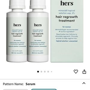 hers Topical Minoxidil Solution, 2% - Hair Growth Treatment for Women